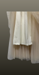 Fusta midi tulle- beige
