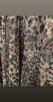 Fusta midi tulle-animal print