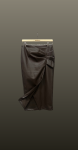 Fusta midi piele