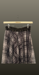 Fusta midi tulle- imprimeu carouri