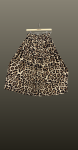 Fusta midi- animal print