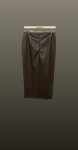 Fusta midi piele