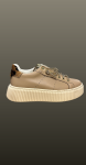 Sneakers beige-detalii aurii
