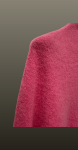 Pulover lejer din alpaca- spate alungit-roz