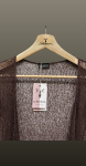 Cardigan scurt-maro