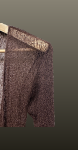 Cardigan scurt-maro