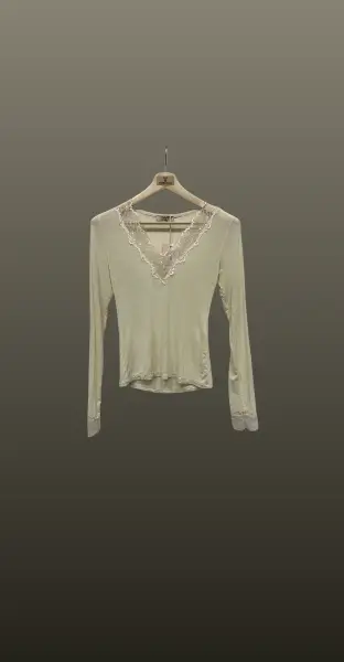 Bluză din cașmir-beige