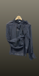 Camasa tencel-funda- imprimeu buline albastru