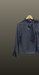 Camasa tencel-funda- imprimeu buline albastru