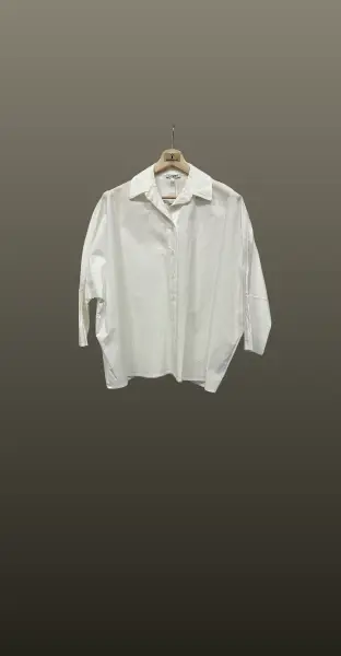 Camasa oversized-alba