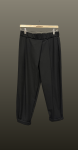 Pantalon conic-negru
