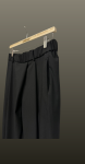 Pantalon conic-negru