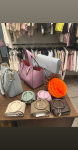 Geanta semicerc office- baby blue