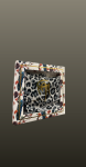 Esarfa animal print- gri