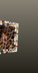 Esarfa animal print- maro