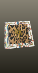 Esarfa animal print- maro