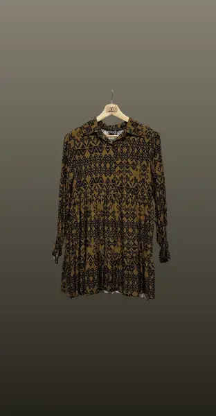Rochie A-line tip cămașă lejeră 