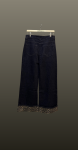 Jeans drept cu tiv întors-animal print