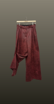 Pantalon larg vintage- burgundy