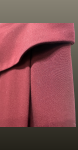 Pantalon brau intors- burgundy