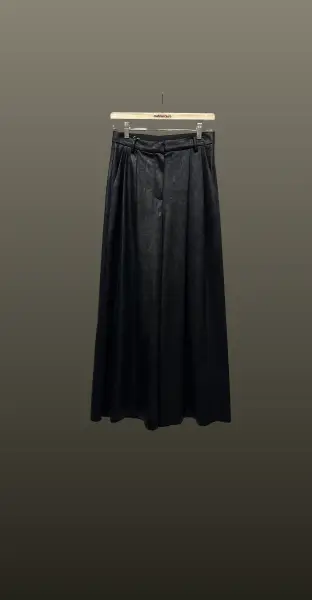 Pantalon larg vintage- negru