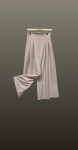 Pantalon tip fusta- roz 