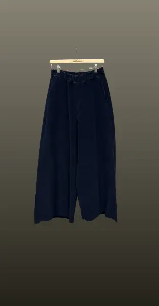 Jeans palazzo reiat- albastru