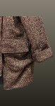 Palton asimetric burgundy