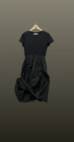 Rochie lunga- snur negru