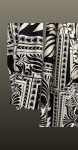 Rochie imprimeu- alb/negru
