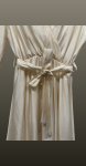 Rochie diafana- nude auriu