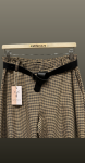 Pantalon houndstooth-nude