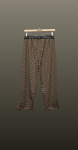 Pantalon houndstooth-nude
